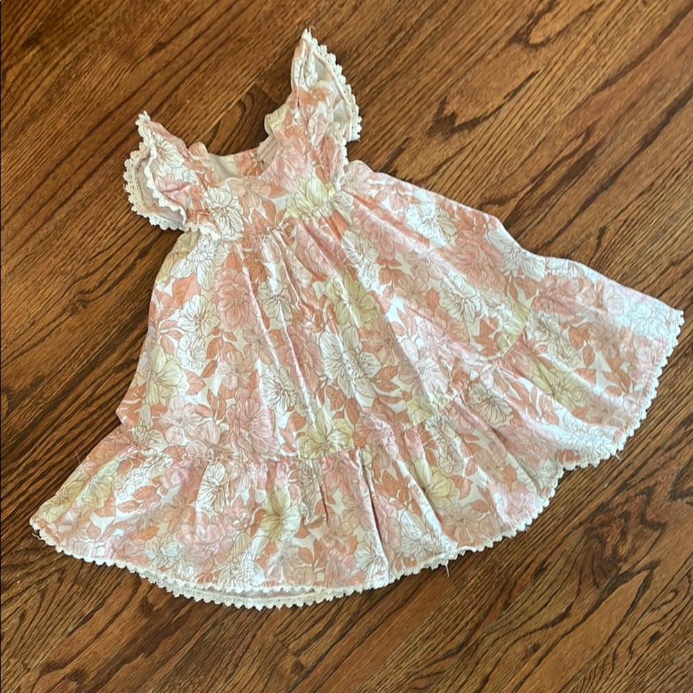 Catherine Malandrino Pink Floral Kids Dress